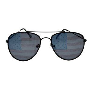 6149 | Kids American Flag Novelty Aviator Sunglasses